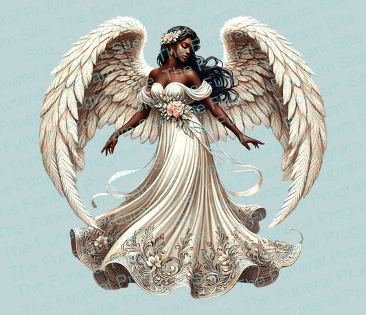 Fascination Angel Funeral Clip Art - The Funeral Program Site