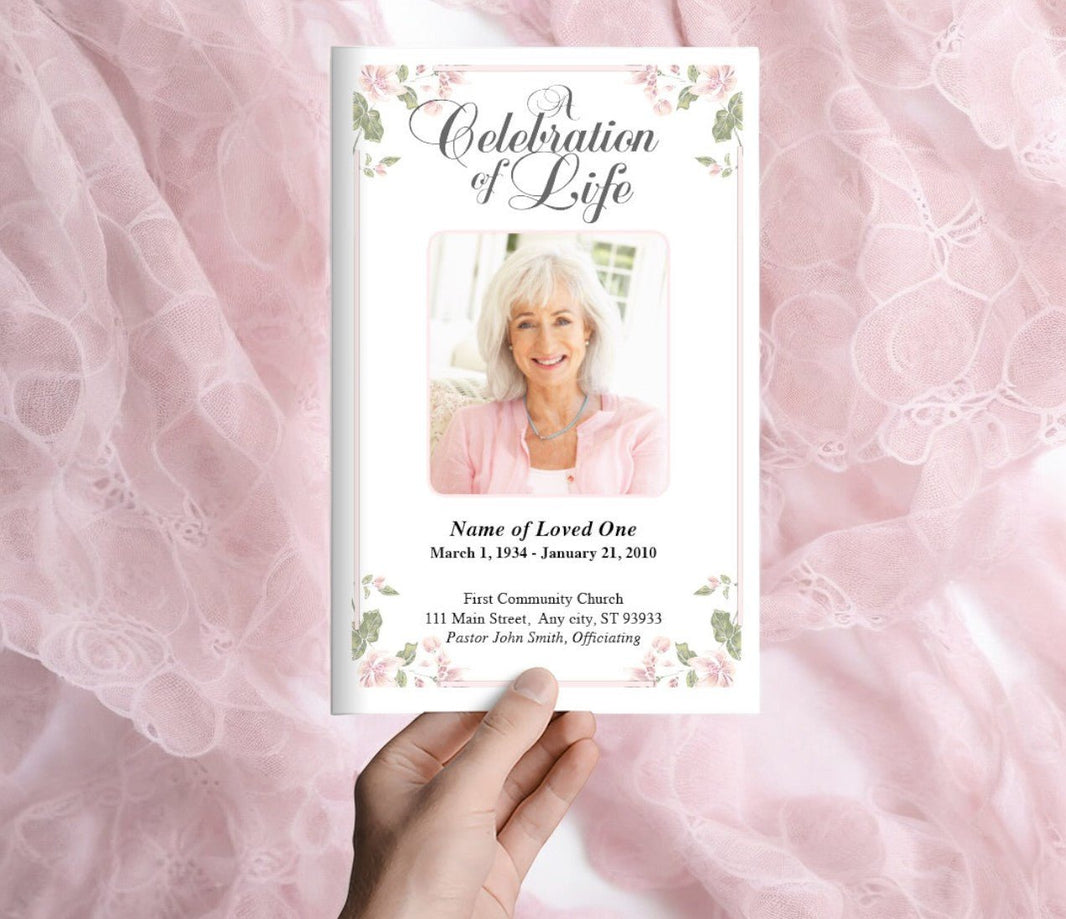 How to Create a Funeral Program Template for Canva – The Funeral ...