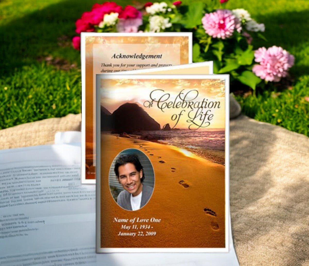 What Size Are Traditional Memorial Cards? – The Funeral Program Site
