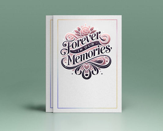 Forever in Our Memories Funeral Program Title - The Funeral Program Site