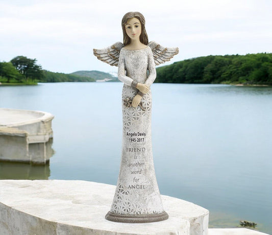 Friend Angel In Loving Memory Angel Figurine - The Funeral Program Site