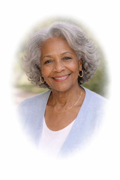 Funeral Program Photo Soft Feathered Edging Service - The Funeral Program Site