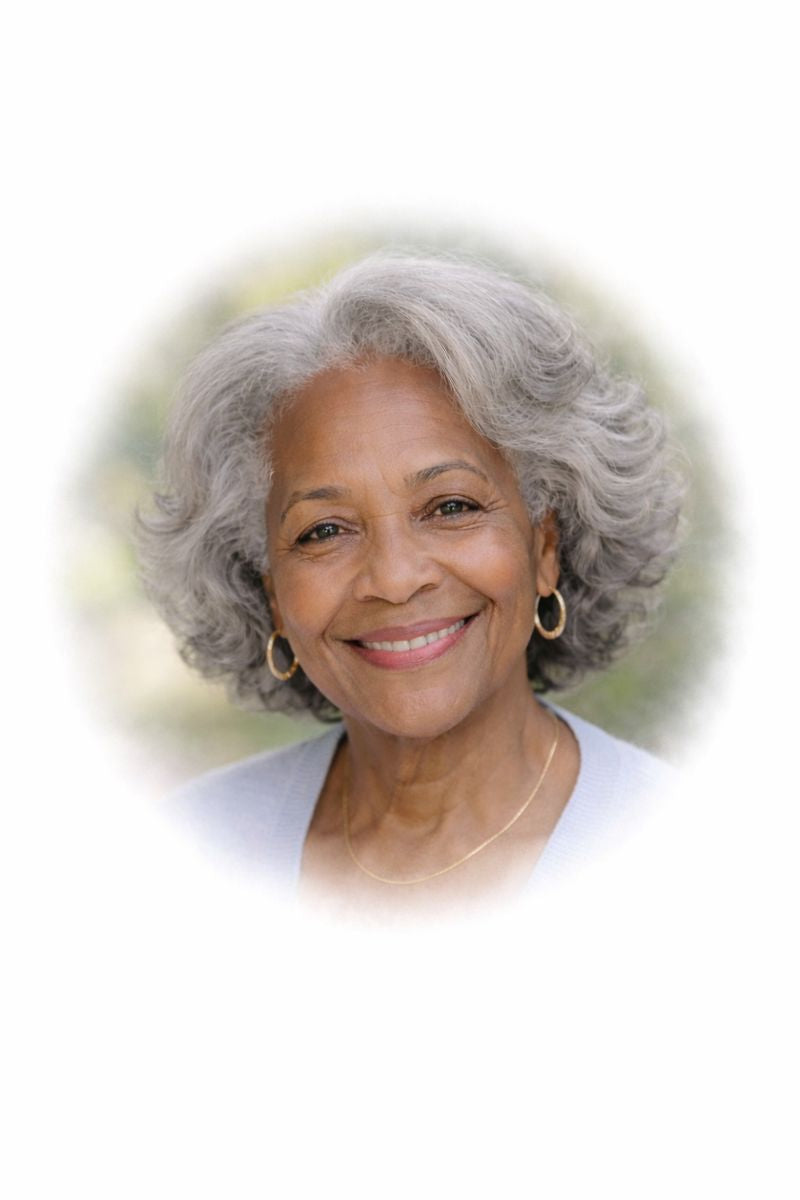 Funeral Program Photo Soft Feathered Edging Service