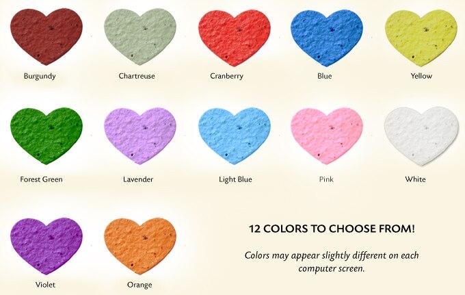 Heart Plantable Memorial Bookmark (Pack of 12) - The Funeral Program Site