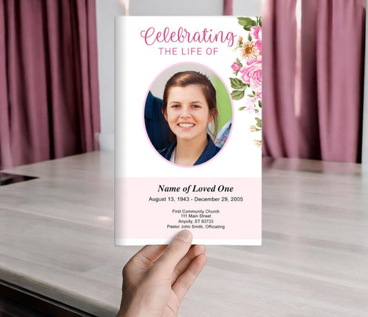 July Funeral Program Template - The Funeral Program Site