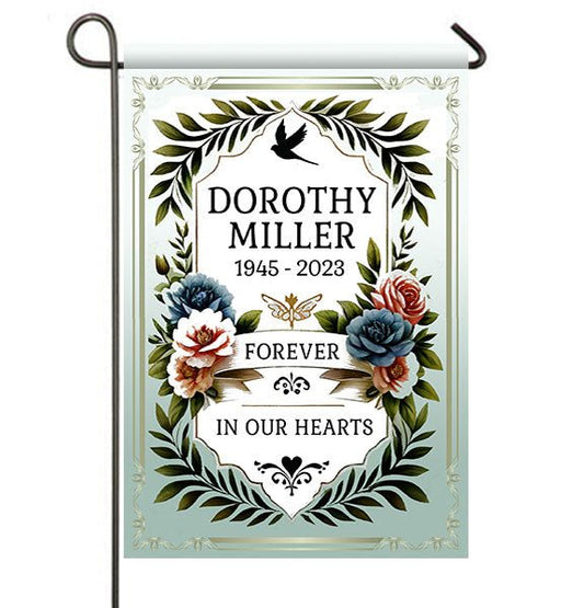 Laurel Memorial Garden Flag or Cemetery Flag - The Funeral Program Site