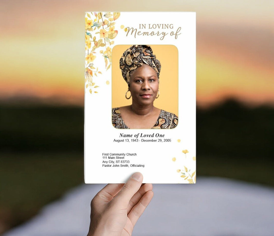 Funeral Program Templates Borders & Frames - The Funeral Program Site