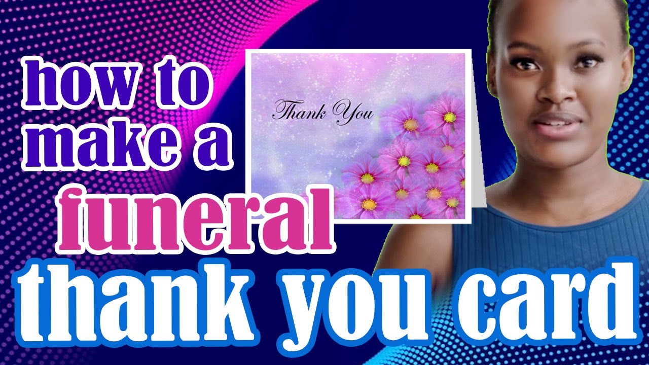 Load video: funeral thank you cards