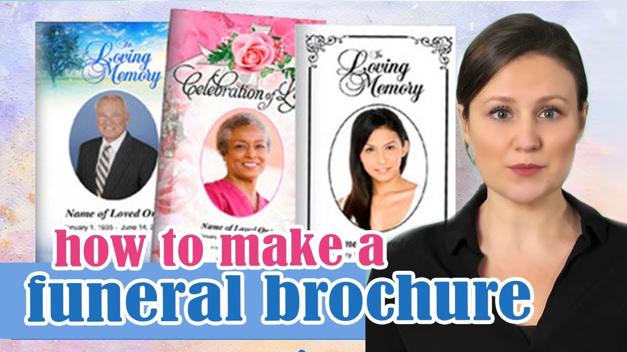 Load video: funeral brochures printing