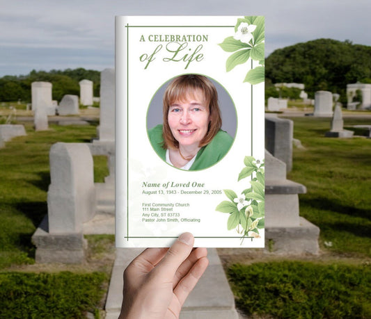 May Funeral Program Template - The Funeral Program Site