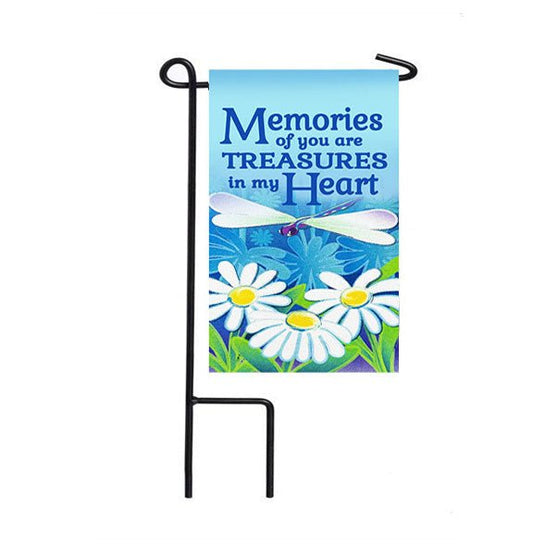 Memories of You Memorial Garden or Cemetery Flag - The Funeral Program Site