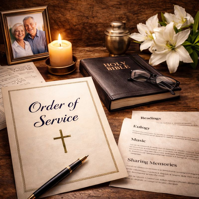 order of service preparation checklist