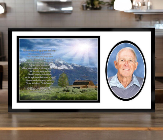 Outdoor Memorial Frame Plaque Keepsake - The Funeral Program Site