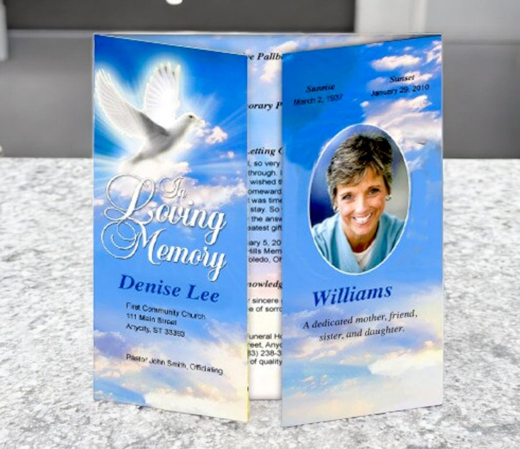 Gatefold Funeral Programs - The Funeral Program Site