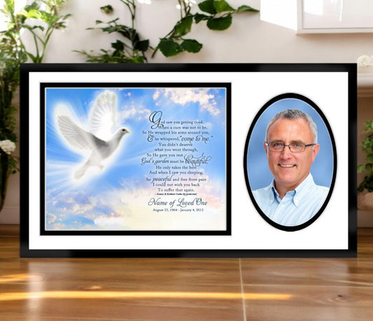 Peace Memorial Frame Plaque Keepsake - The Funeral Program Site