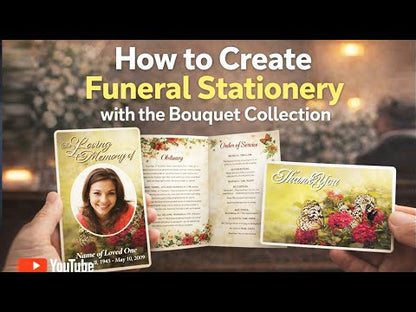 Conjunto de plantillas para funerales - Ramo