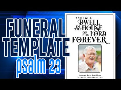 Plantilla de programa funerario Dwell