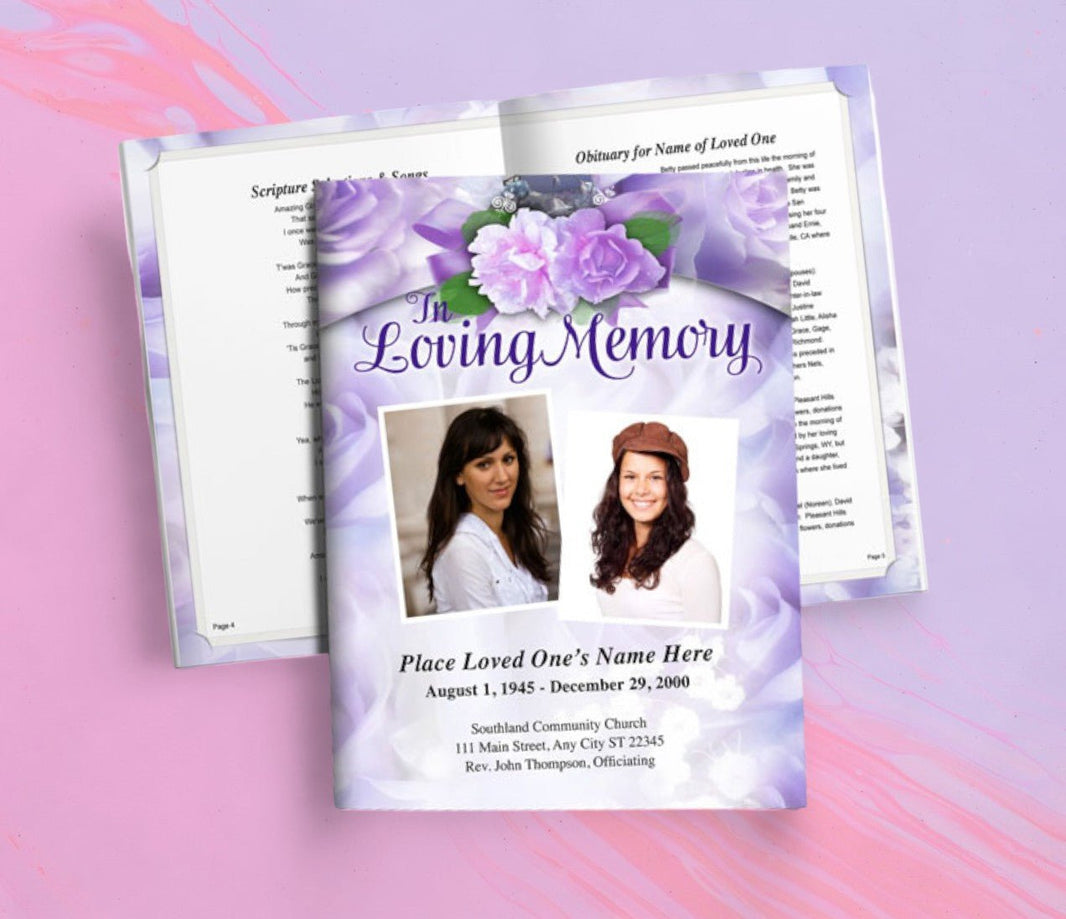 Funeral Booklet Templates: Where to Find Them and How to Customize ...