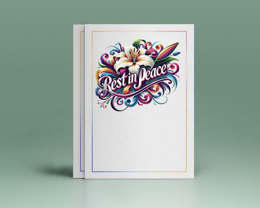 RIP Funeral Program Title - The Funeral Program Site