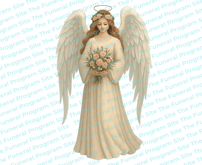 Seraphina Angel Funeral Clip Art - The Funeral Program Site