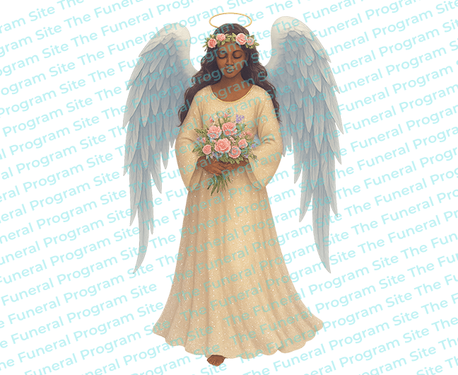 Seraphina Angel Funeral Clip Art - The Funeral Program Site