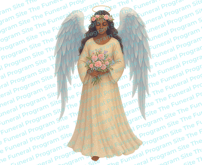 Seraphina Angel Funeral Clip Art - The Funeral Program Site