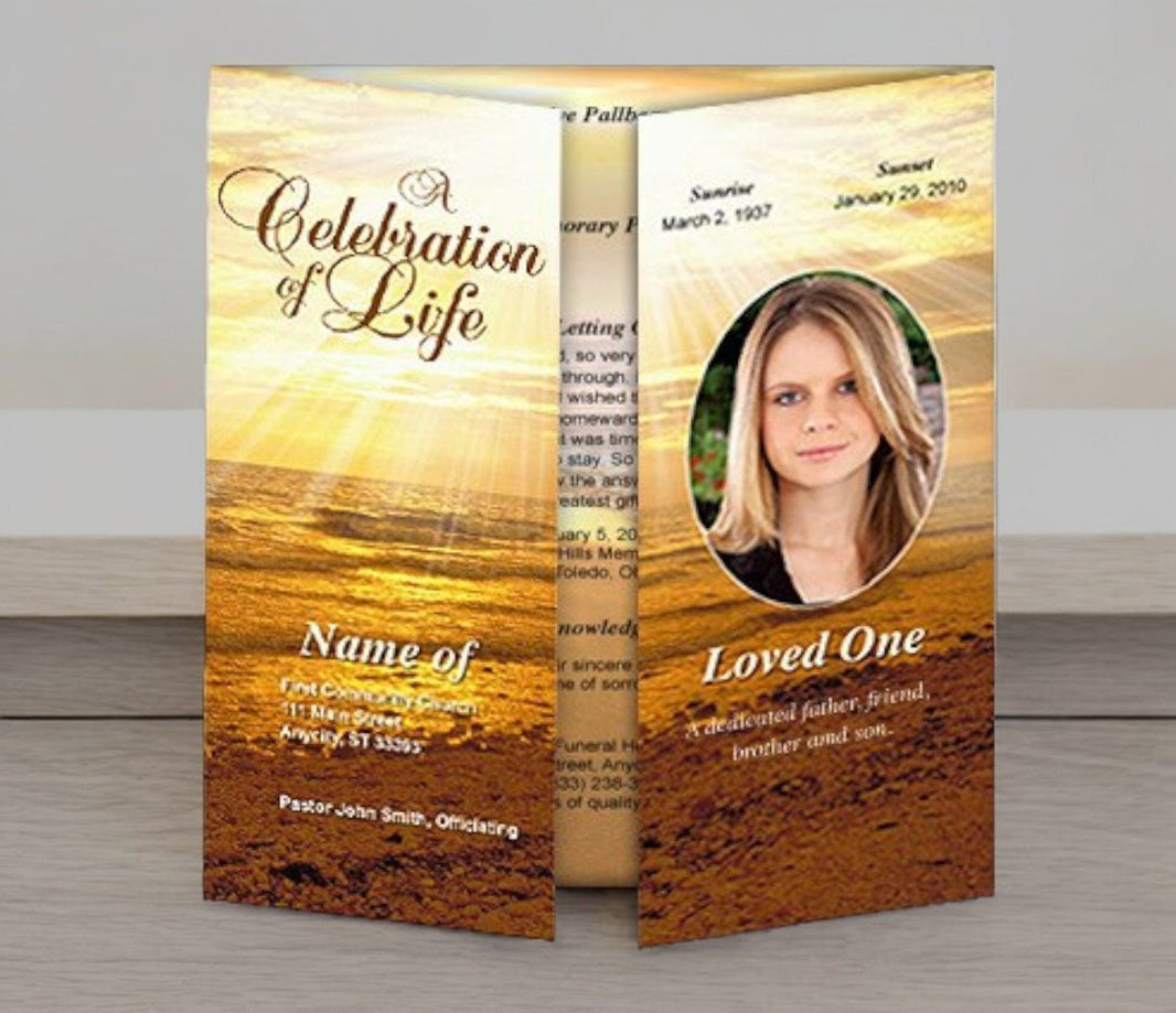 Gatefold Funeral Programs - The Funeral Program Site