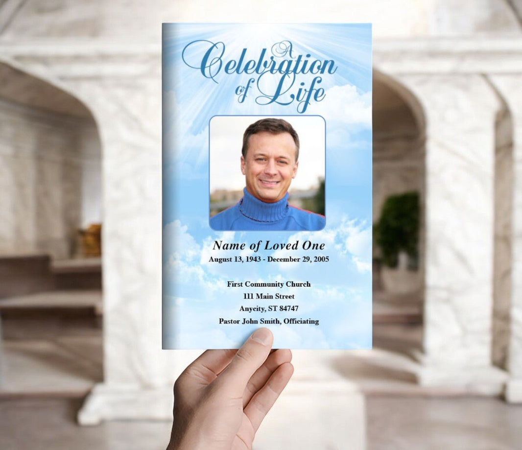 Funeral Program Background Designs Outdoor Landscapes - The Funeral ...