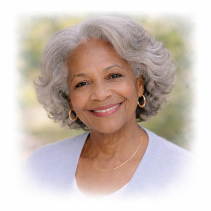 Funeral Program Photo Soft Feathered Edging Service