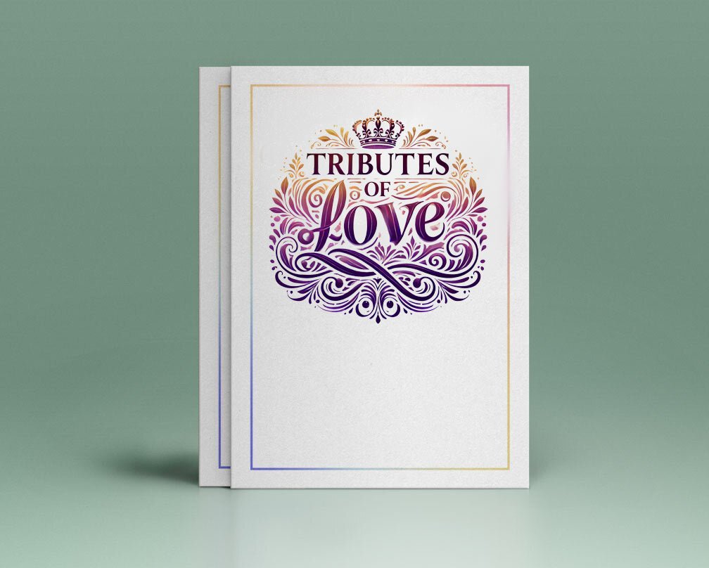 Tributes of Love Funeral Program Title - The Funeral Program Site