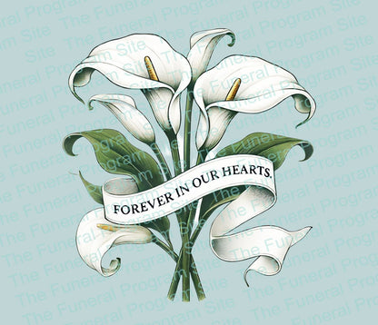 white lily art White Lilies Funeral Clip Art