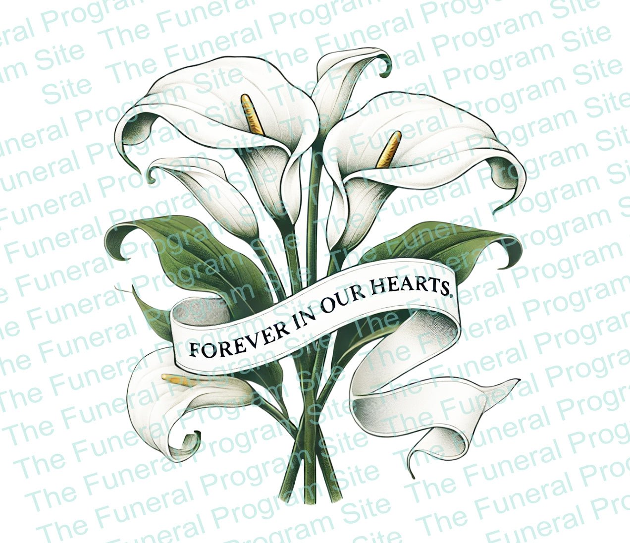 Imágenes prediseñadas de funerales de lirios blancos - Sitio del ...