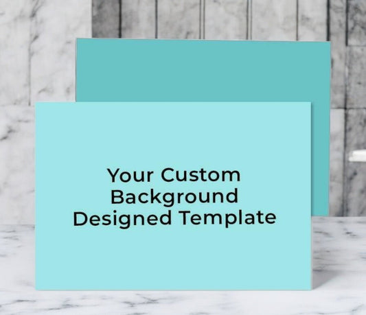 Your Design Custom Background Funeral Announcement Postcard Template - The Funeral Program Site