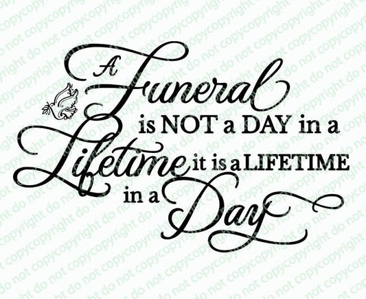 A Funeral Quote Word Art - The Funeral Program Site