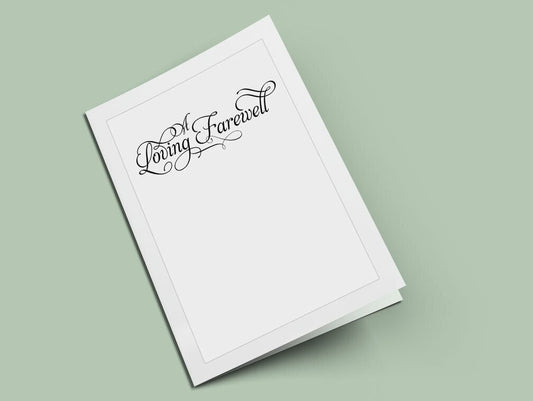 A Loving Farewell 2 Funeral Program Title - The Funeral Program Site