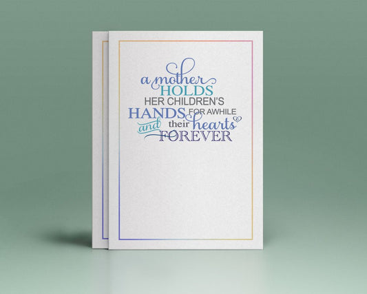 A Mother's Hold Funeral Quote Phrase - The Funeral Program Site