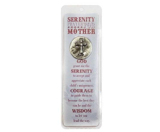 A Mother's Serenity Prayer Token and Bookmark - The Funeral Program Site