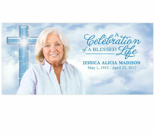 Adoration Cross Casket Head Panel Insert - The Funeral Program Site