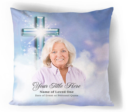 Adoration In Loving Memory Memorial Pillow - The Funeral Program Site