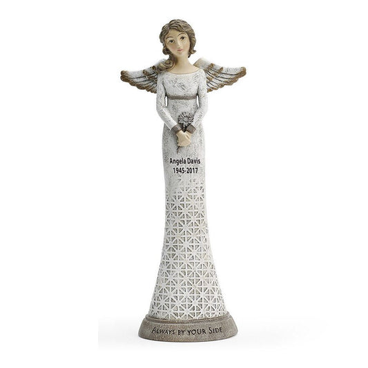 Always By Your Side In Loving Memory Angel Figurine - The Funeral Program Site