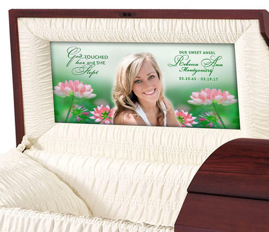 Ambrosia Casket Head Panel Insert - The Funeral Program Site