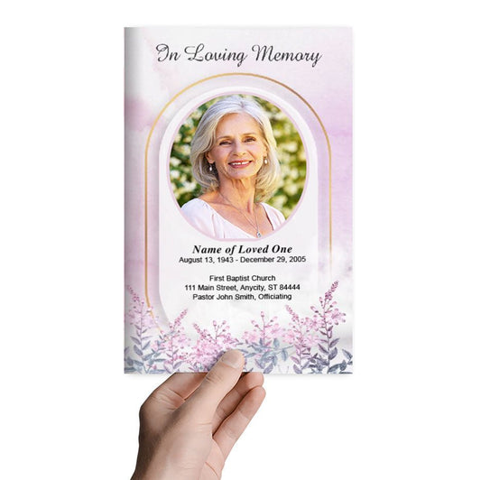 Archway Online Funeral Program Template - The Funeral Program Site