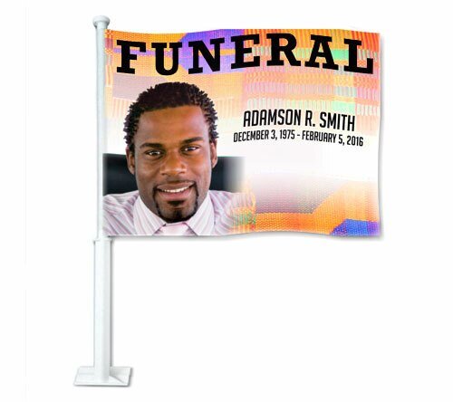 Ashanti Funeral Car Flag and Pole - The Funeral Program Site
