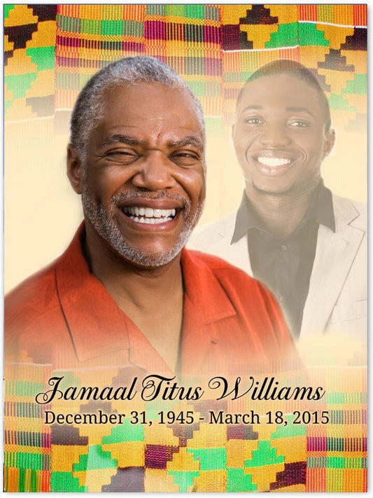 Ashanti Funeral Poster Memorial Portrait - The Funeral Program Site