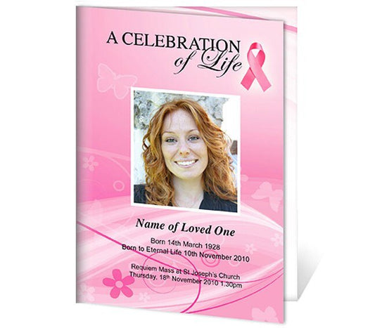 Awareness A4 Funeral Order of Service Template - The Funeral Program Site