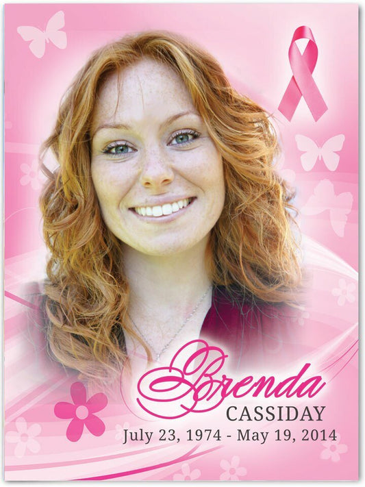 Awareness Funeral Poster Memorial Portrait - The Funeral Program Site