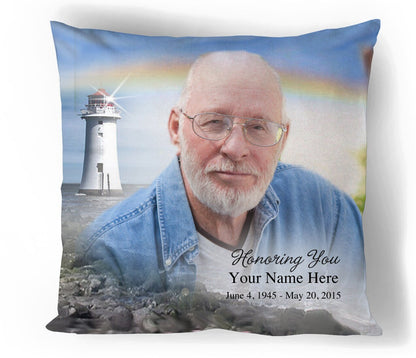 Beacon In Loving Memory Memorial Pillow - The Funeral Program Site