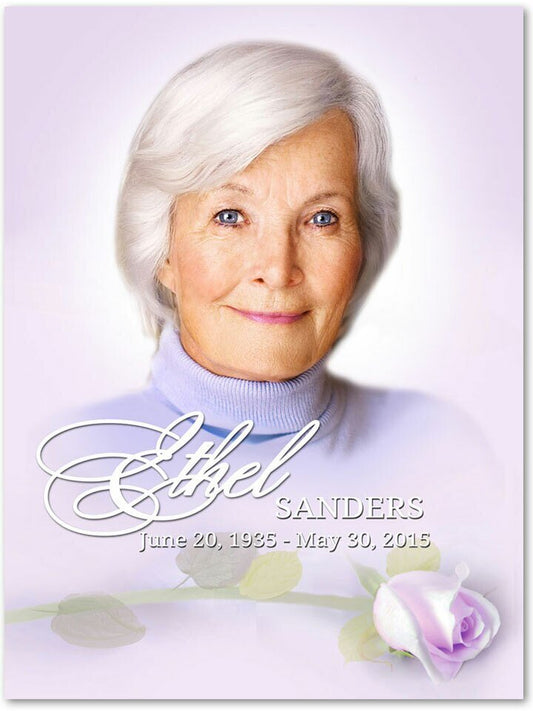 Beloved Funeral Poster Memorial Portrait - The Funeral Program Site