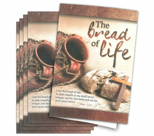 Bread of Life Funeral Program Paper (Pack of 25) - The Funeral Program Site