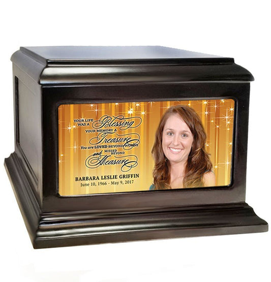 Brilliance Wood Cremation Urn - The Funeral Program Site
